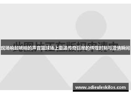 现场响起姚明的声音篮球场上重温传奇巨星的辉煌时刻与激情瞬间